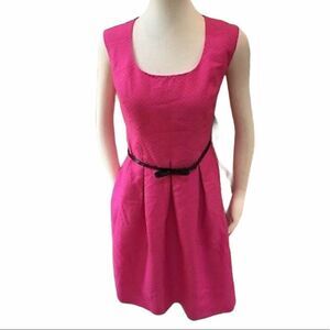 Evan Picone Black Label Pink Textured Dress Belt